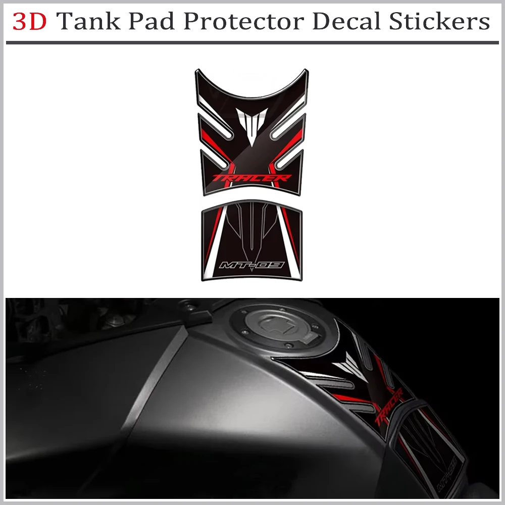 

Protect Decoration For Yamaha MT-09 Tracer 2014-2018 3D Resin Motorcycle Tank Pad Protector