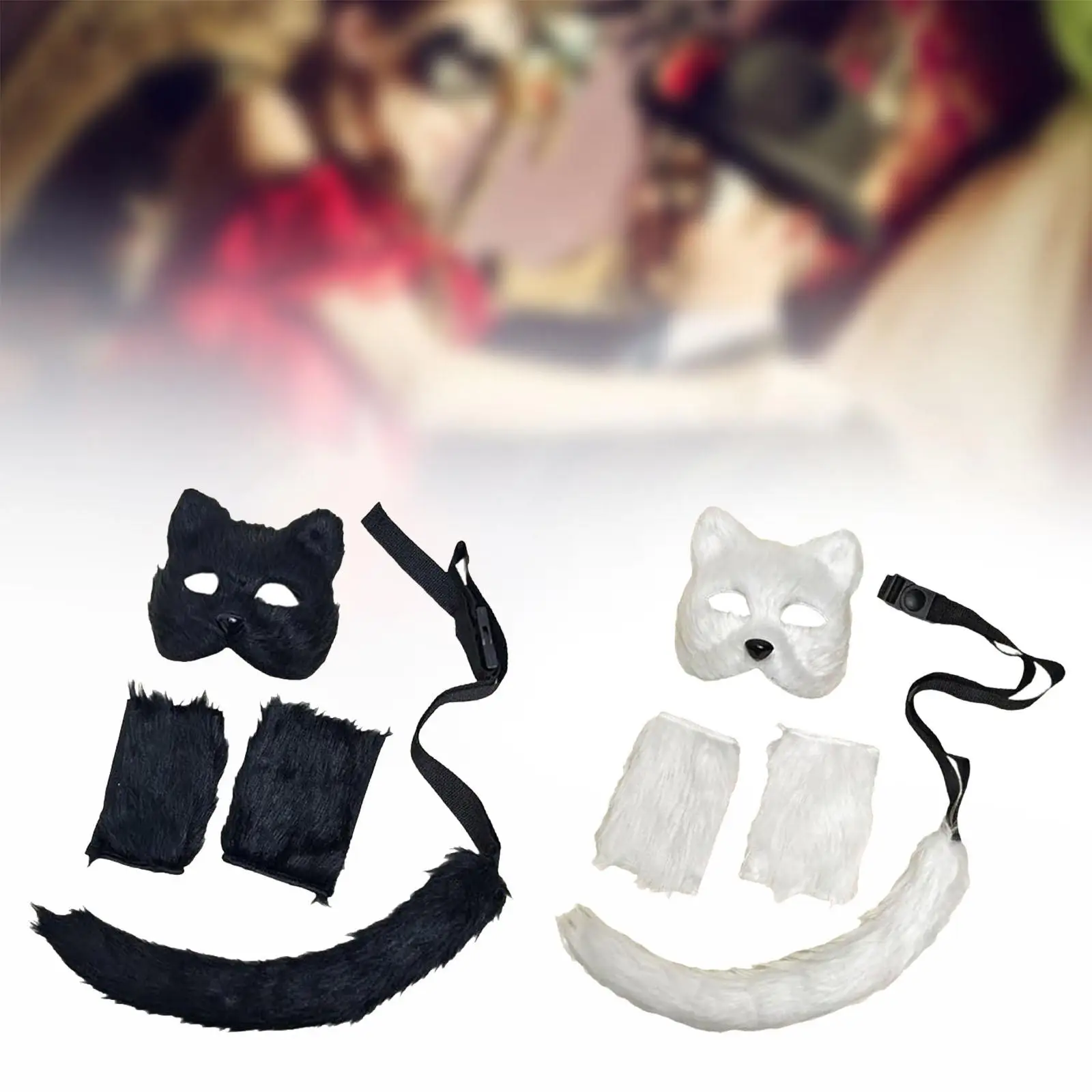 Conjunto de disfraz de cosplay de tela de Halloween para fiestas temáticas y vacaciones