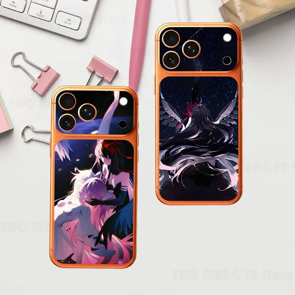 

Anime Akemi Homura Puella For IPhone 17 Pro ProMax Full Back Cover Decal Wrap Skin Rear Protective Sticker Film