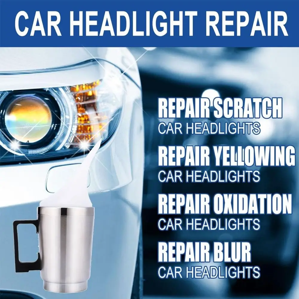 

Scratch Remover Vapor Headlight Restoration Kit Repair Oxidation Repair Vague Auto Headlight Vapor Renovation Kit