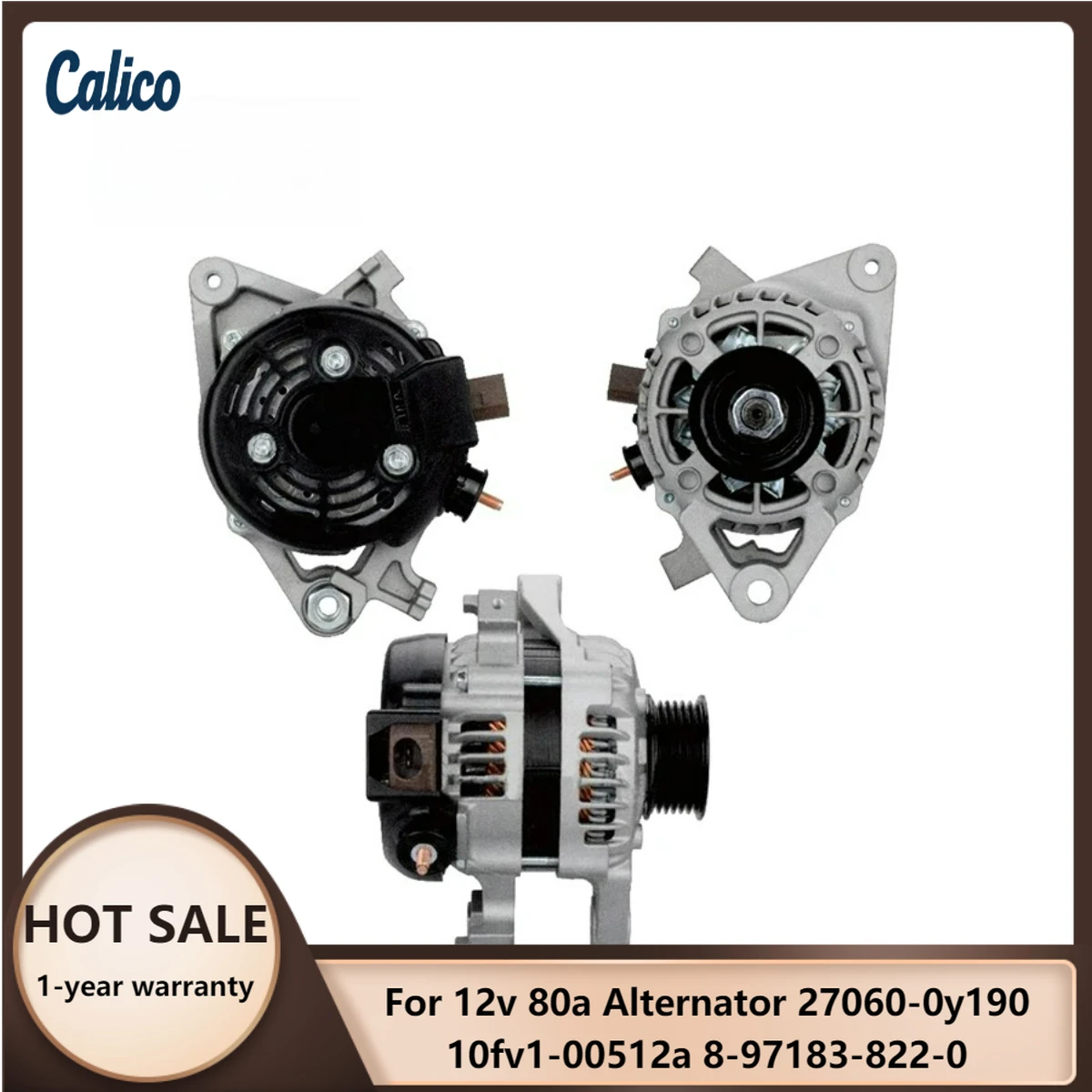 

Factory Direct Sales Are Suitable for 12v 80a Alternator 27060-0y190 10fv1-00512a 8-97183-822-0