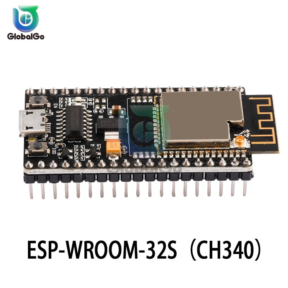 ESP32-S Development Board CH340 WiFi+Bluetooth ESP-WROOM-32S Expansion Board Ultra-Low Power Consumption