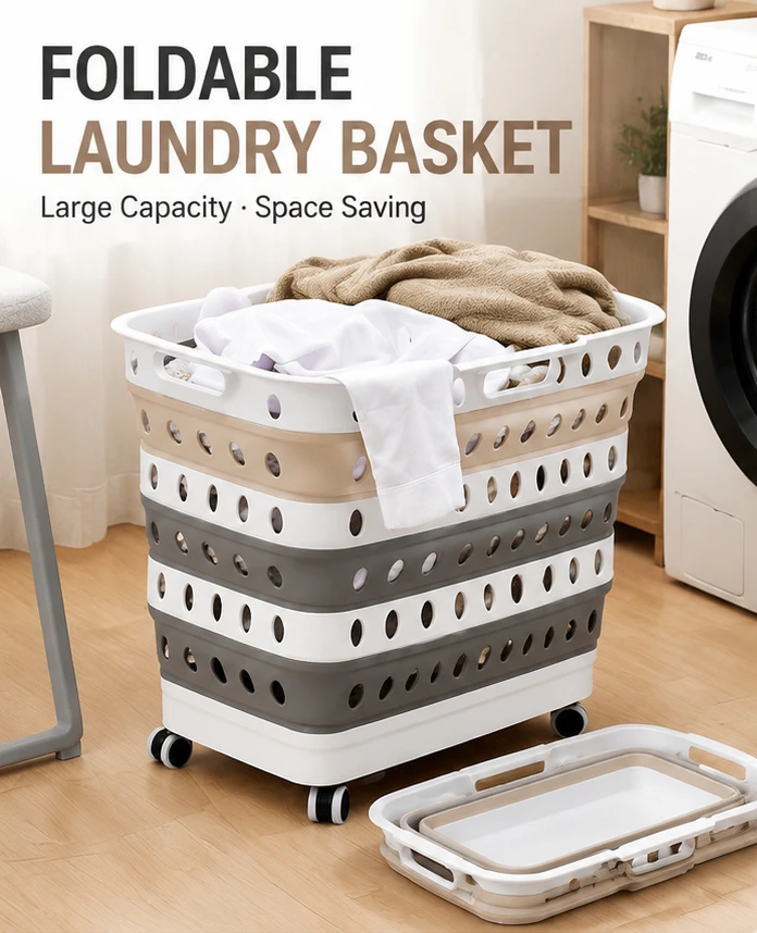 43l-foldable-laundry-basket-plastic-collapsible-storage-box-washing-tub-clothes-organizer-space-saving-home-bathroom-basket