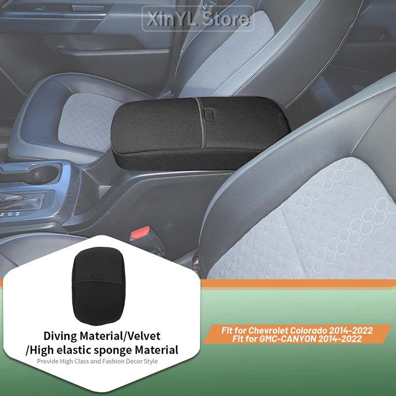 Car Armrest Box Protective Scratch-resistant Cover Fit for Chevrolet Colorado /GMC-CANYON 2014-2022 Interior Accessories