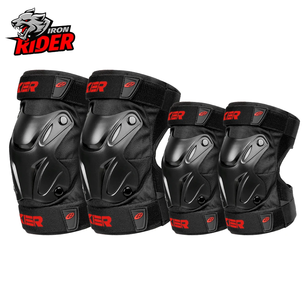 

New Knee And Elbow Pads For Motorcycles Anti Fall And Anti-collision Outdoor Sports Equipment Off-road Motorcycle Equipment