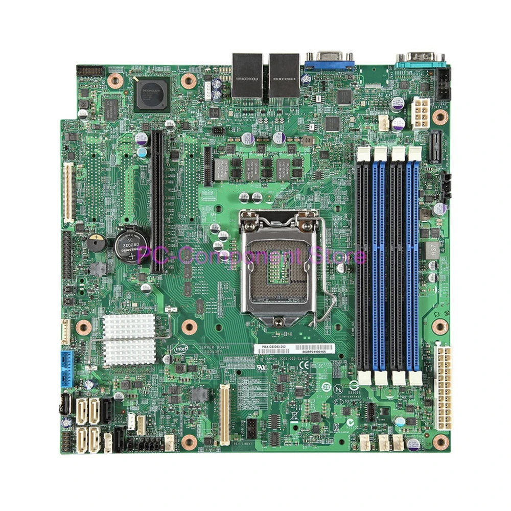 Placa-mãe do servidor para Intel E3-1200 V3 4*6G SATA*3 S1200V3RPO