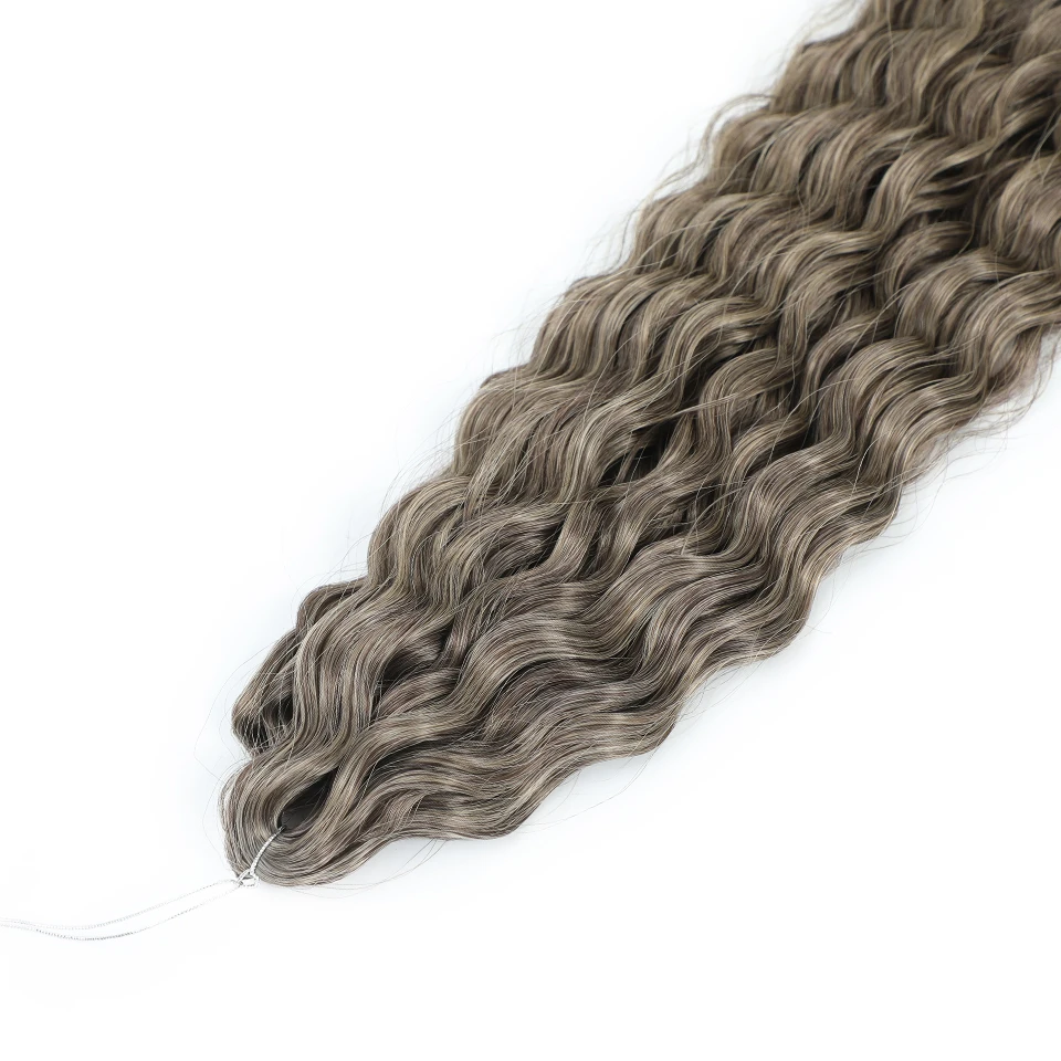 الأرجواني ارييل تجعيد الشعر محبوك الشعر الاصطناعية موجة عميقة تويست تجديل الشعر 22 30 بوصة الأفرو تجعيد الشعر الكروشيه الضفائر ملحقات للنساء