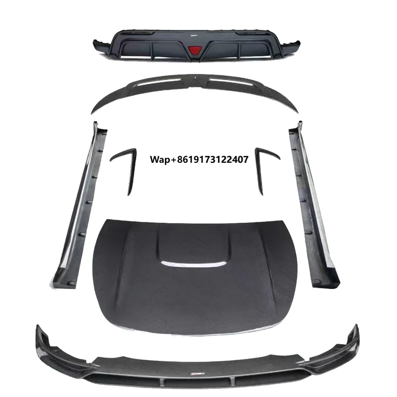 

Cm-style MODEL Y Carbon Fiber Front Lip Side Skirt Rear Diffuser Body Kit Car Parts for MODEL Y