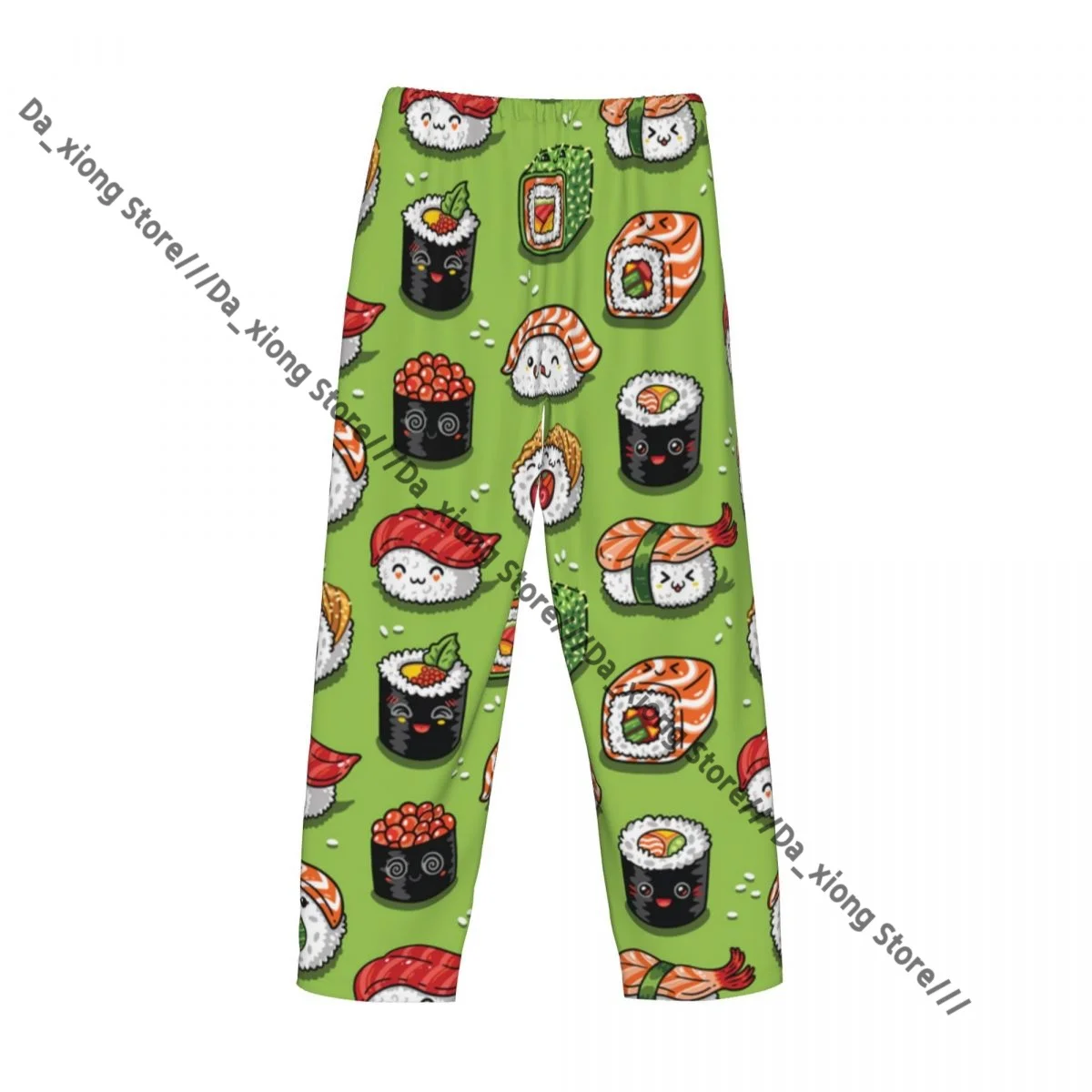 بنطلون نوم بيجامة كاجوال للرجال بنطال سوشي وساشيمي بنمط صالة فضفاض ملابس نوم مريحة #6