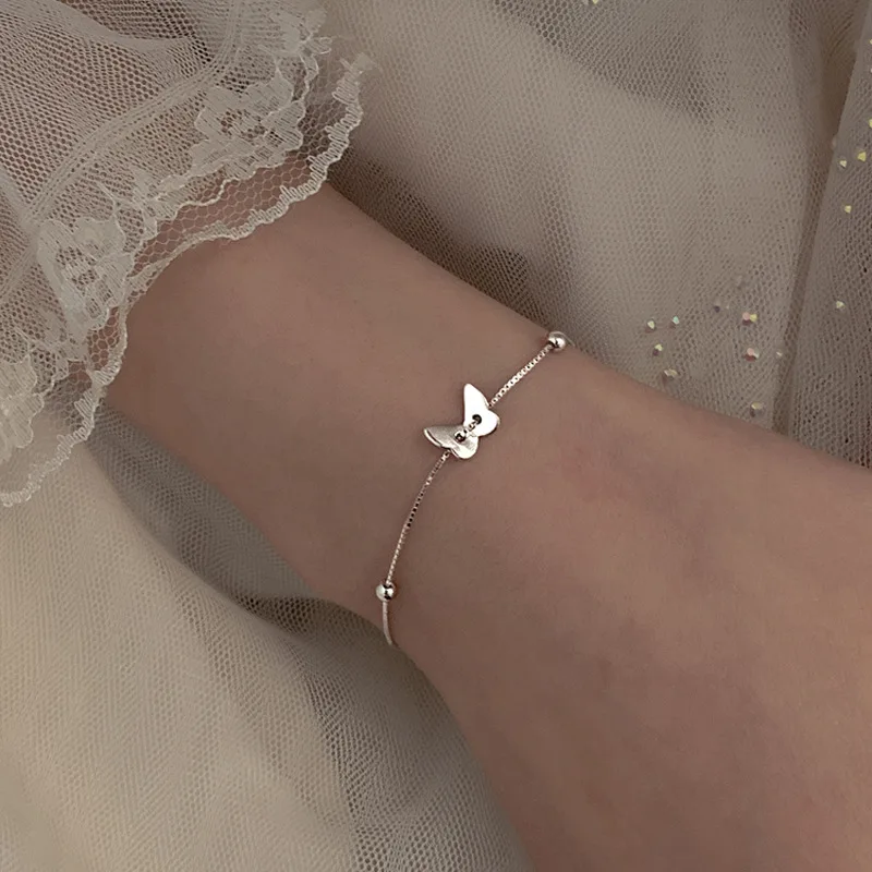 VENTFILLE 925er Sterlingsilber, diamantbesetztes Schmetterlingsarmband, Damenmode, Temperament, Blume, verstellbares Armband – Detail 21