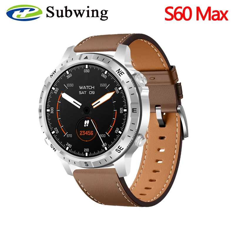 S60 Max Smart Watch Wireless Charger 1.62 Inch 420mAh 480*480 Wireless Charging Men Smartwatch Bluetooth Call