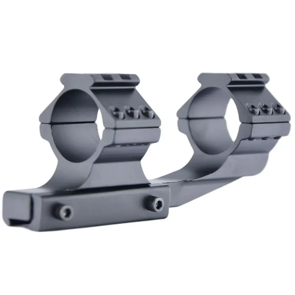 고성능 Shoin Optics 스코프 마운트: 30mm 튜브 캔틸레버 디자인, 11mm 더브테일 베이스, 전술 및 타겟 사격에 이상적 썸네일 2