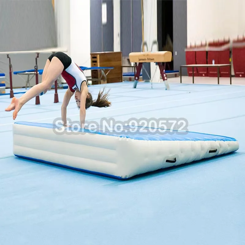 4X2M Factory Price High Quality Hand Made Cheap Soft Landing Ramp Mat Tumble Track Inflatable Air Incline For Gymnastic