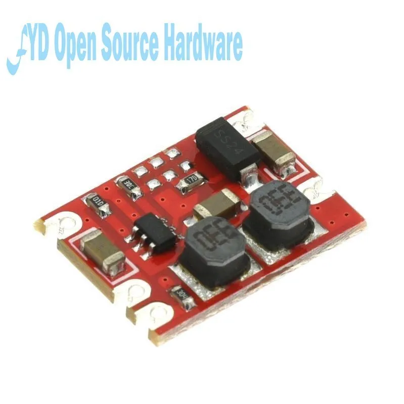 S09 DC-DC Automatic Buck Boost Power Module Step Up Down Board DC DC Input 3-15V Output 3.3V/5V Electronic DIY PCB 