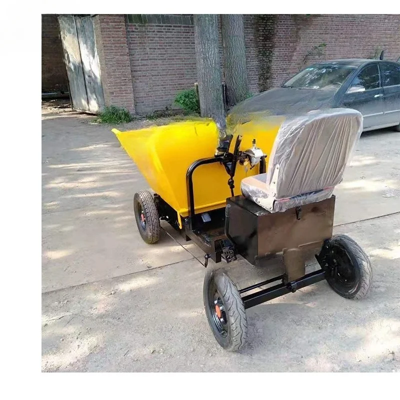 Four-wheeled Ride-on Electric Ash Pulling Truck