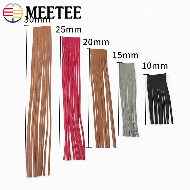 2Meters 10-30cm Leather Suede Tassel Lace Fringe Ribbon for Handbag Luggage Clothing Dresses Decoration DIY Sewing Accessories