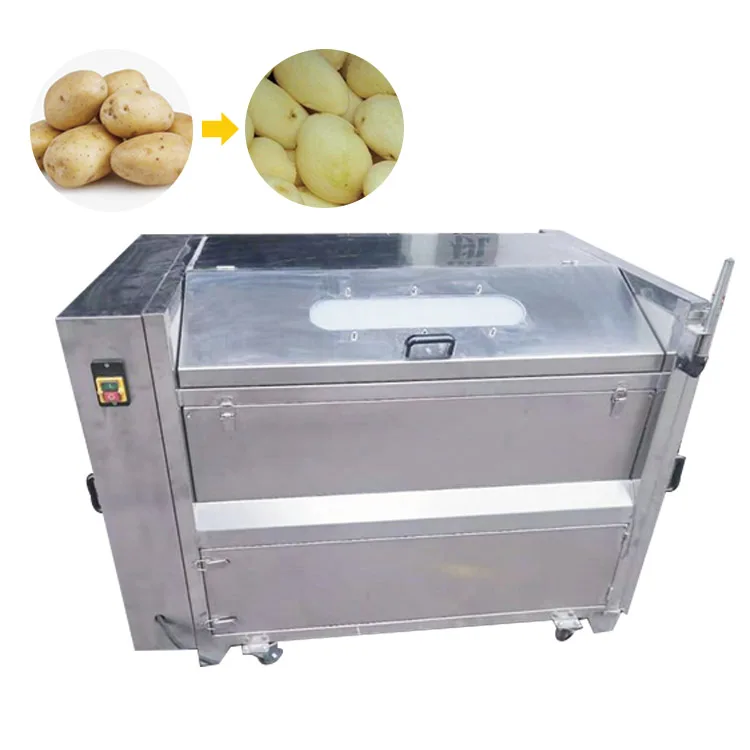 Small Stainless Steel Sweet Potato Carrot  Brush Roll Peeling and Washing machine