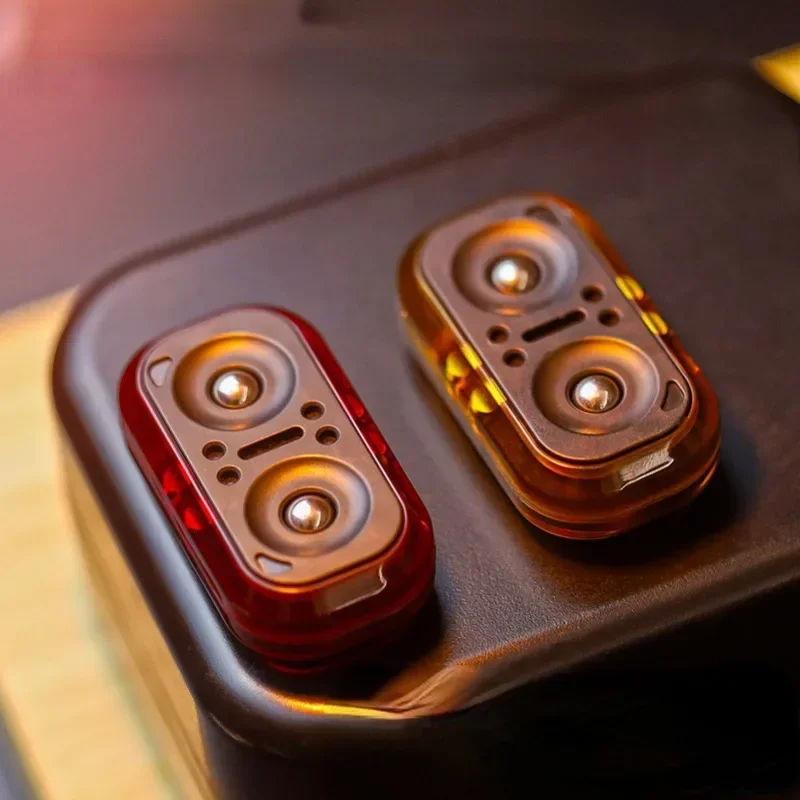 Eulen-Magnetkarten zum Stressabbau, Fidget Slider mit Fingerspitzen-Gyroskop zur Angstlinderung, mechanischer Slider-Spinner-Spielzeug