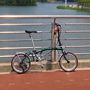 2025 Penjualan Panas Sepeda Lipat Cranston 20 Inci 9 Kecepatan Bingkai Lipat Tri CRMO Rem V Ganda Portabel 406 Roda Sepeda Kota Lipat 10 keseimbangan sepeda penjualan terbaik - №