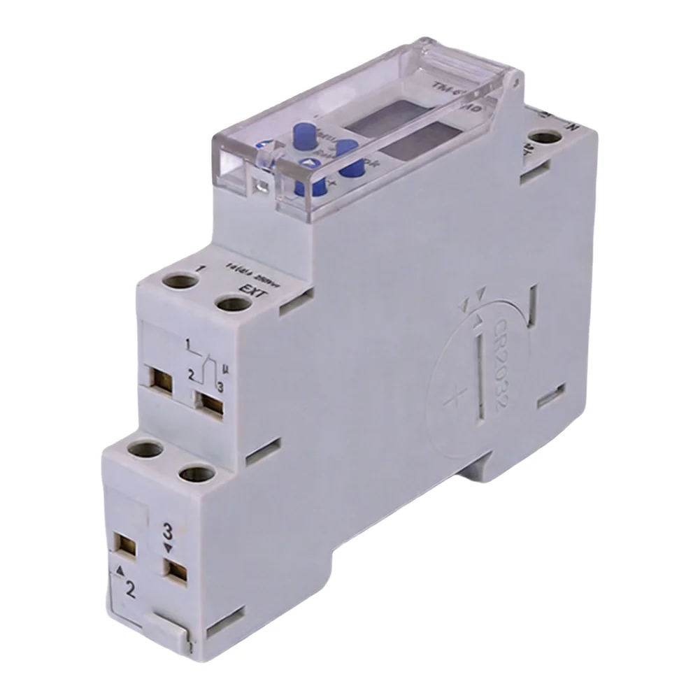 Dual Channel Timer Switch Timer LCD Display Module Dual Channel Control Plastic Housing Screw Terminal Connections