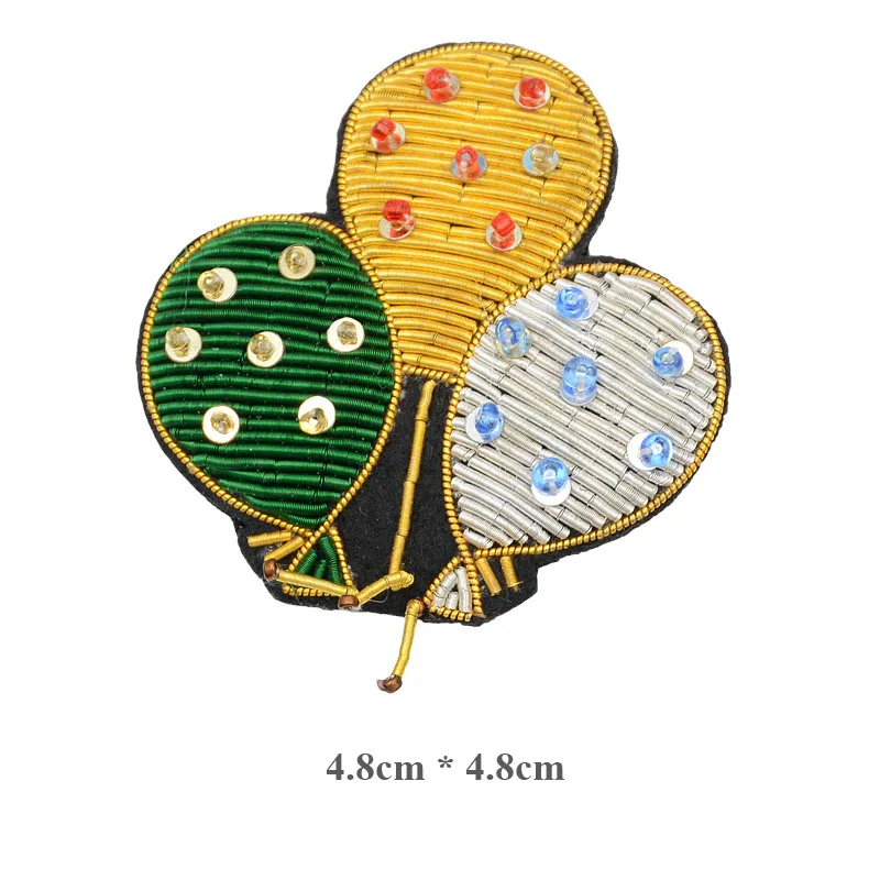AHYONNIEX Indien Seide Badage Kaktus Patches DIY applique Pin Auf geistige Brosche Kleidung Schuhe Taschen Dekoration Kreative Abzeichen – Detail 4