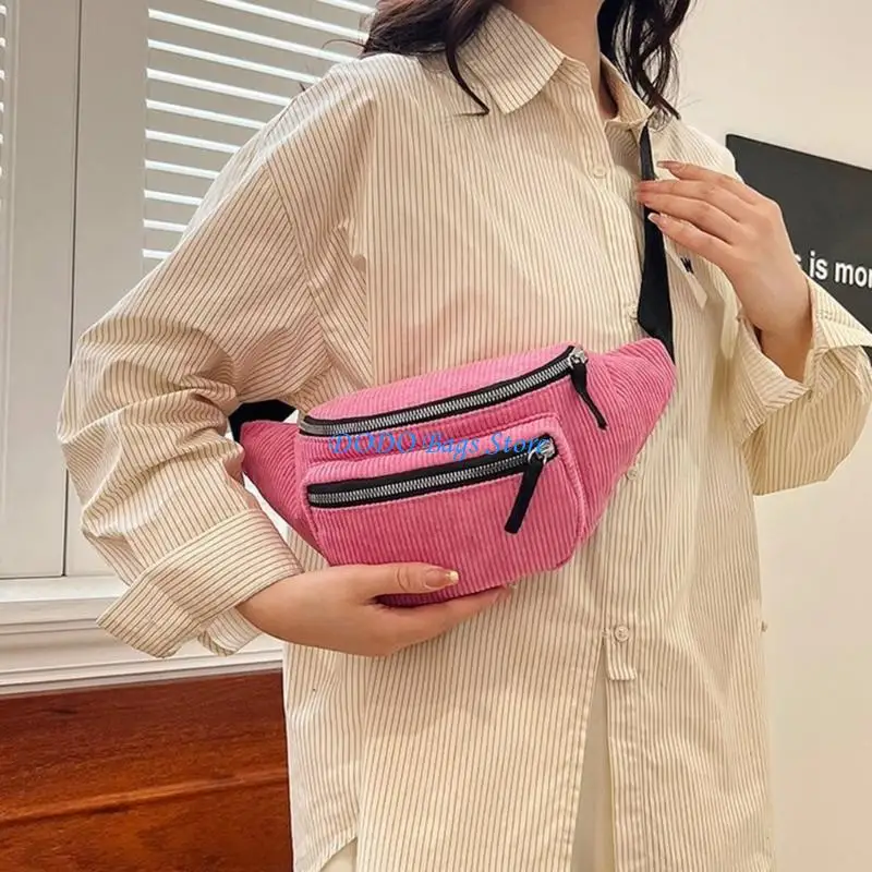 

E8FB Fashion Crossbody Fannys Pack Waist Bag Crossbody Slings Bag Belt Bag for Women