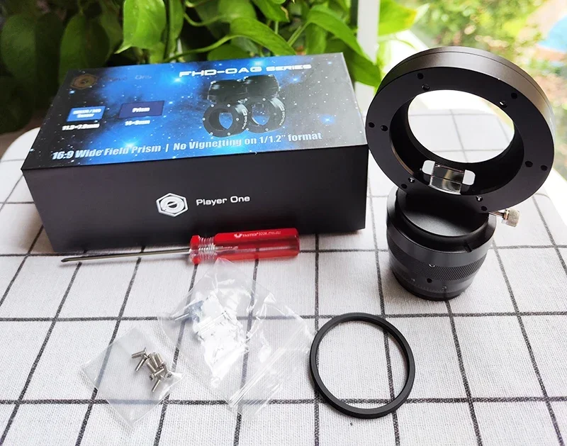 تلسكوب فلكي Player One OAG Off Axis Guider، ملحقات التصوير الفوتوغرافي في الفضاء العميق، Playerone، 1.25 بوصة، FHD-OAG
