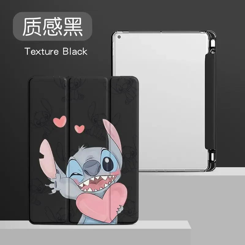 Stitch Case for IPad Pro 11&13inchs M4 2024 Table Air 13 M2 10th 9th 8th 10.2 with Pen Tray Air Mini 456 Funda IPad Table Cover