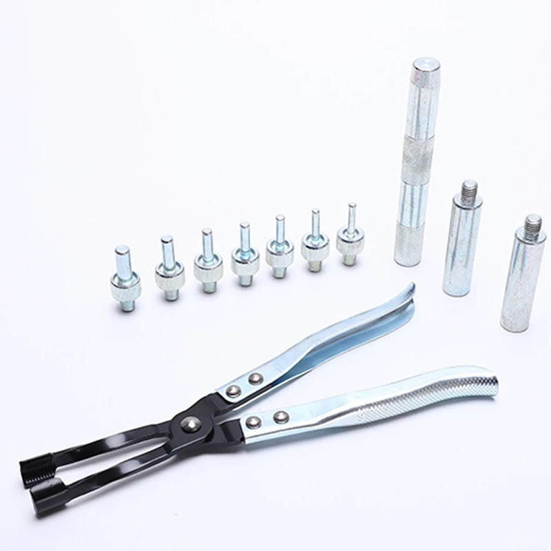 11PCS Valve Stem Seal Remover And Installer Tool Kit Valve Extraction Pliers Auto Repair Essential for Car Maintenance