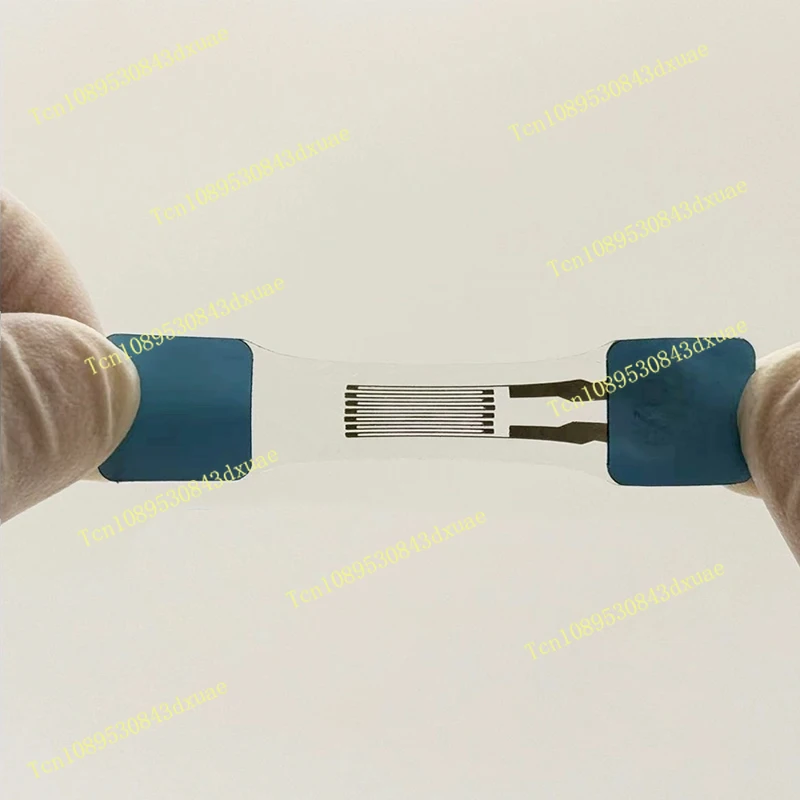 Stretchable Strain Sensor,Robot Wearable/Liquid Metal Electronic Skin,Strain Range: 0-100%,Strain Resolution 0.01%