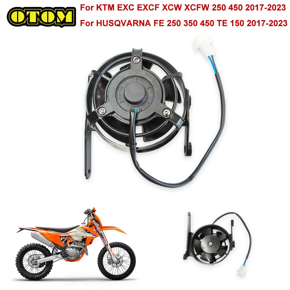 دراجة نارية ل KTM HUSQVARNA تبريد المبرد مروحة قوس خزان المياه برودة المحرك الكهربائي EXC EXCF XCW XCFW FE TE 2017-2023