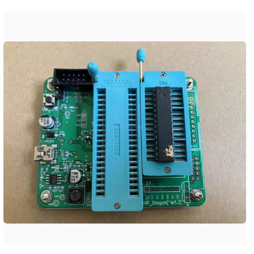 Programmatore ad alta tensione AVR, porta seriale USB a seriale ad alta tensione, ISP STK500 Quattro in uno parallelo