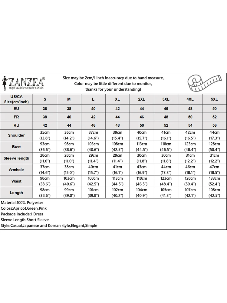 ชุดเดรสฤดูร้อน ZANZEA 2025 ลายพิมพ์สไตล์โบฮีเมียน แฟชั่นแขนพองสั้น ทรงเข้ารูป จับจีบ วินเทจ สบายๆ ความยาวระดับเข่า