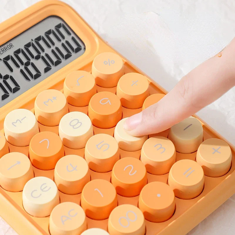 Dopamine calculator mechanical keyboard Large Display Mechanical Dot Keyboard Back To School Supplies Students/Finance