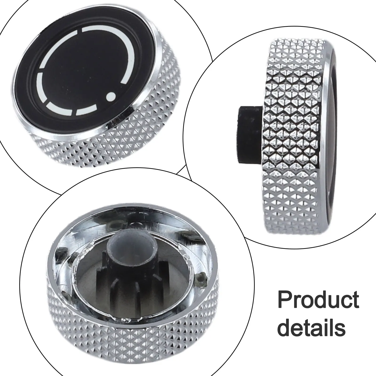 Air Conditioning Control Knob Accessory Vehicle Interior Upgrade Switch Buttons ABS PC Material Adjustable Knob