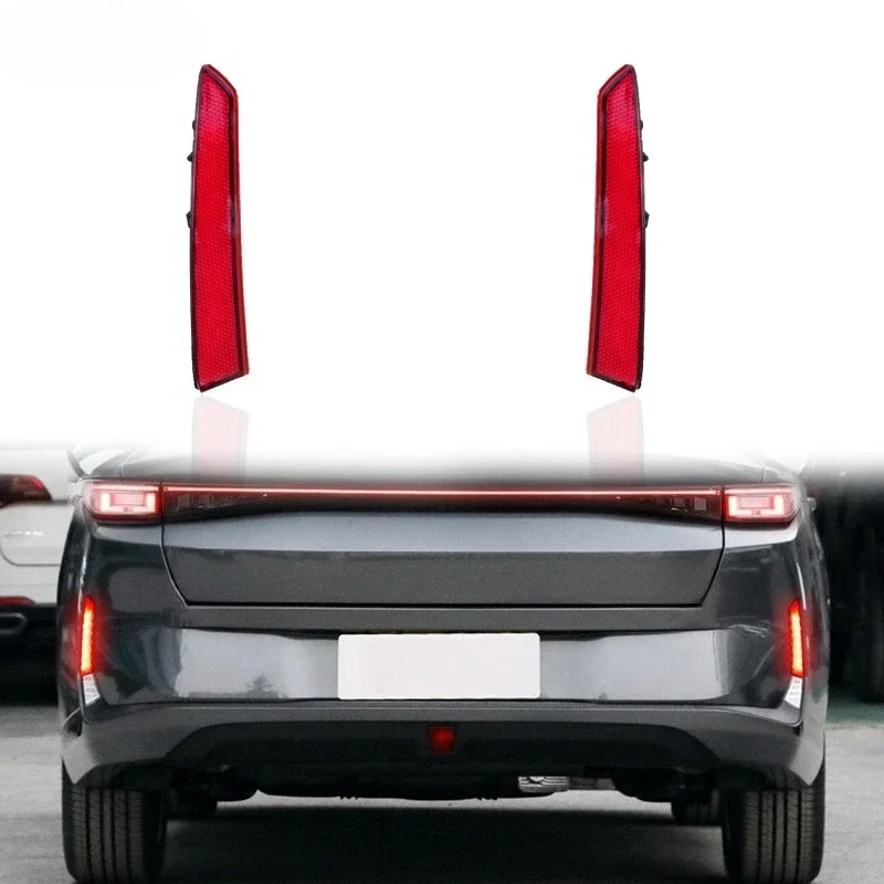 

Для Changan NEVO A05 2024 2025 2 шт. Автомобильный светодиодный фонарь заднего бампера, отражатель, динамический указатель поворота, сигнальная лампа тормоза, задняя противотуманная фара