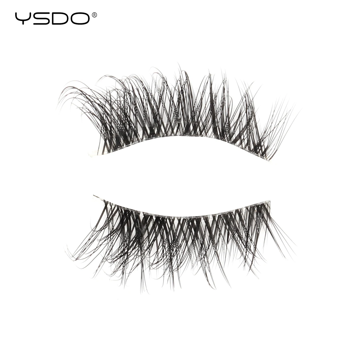 YSDO 5/10 Half Lashes Fluffy Faux 3D Mink False Eyelashes Reusable Make Up Natural Long Wispy Fake Lashes Maquillaje Cils