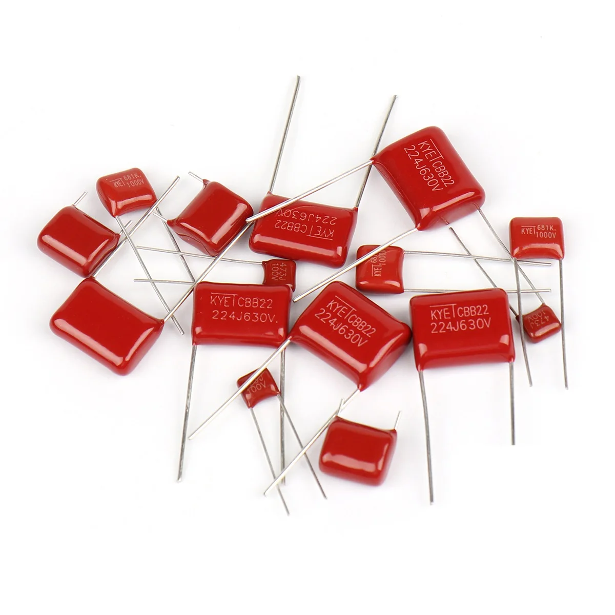 10Pcs CBB Capacitor 1250V CBB Polypropylene Film Capacitor P10/P10 105 152 103 183 222 335 392 472 562 682 Variable Capacitor