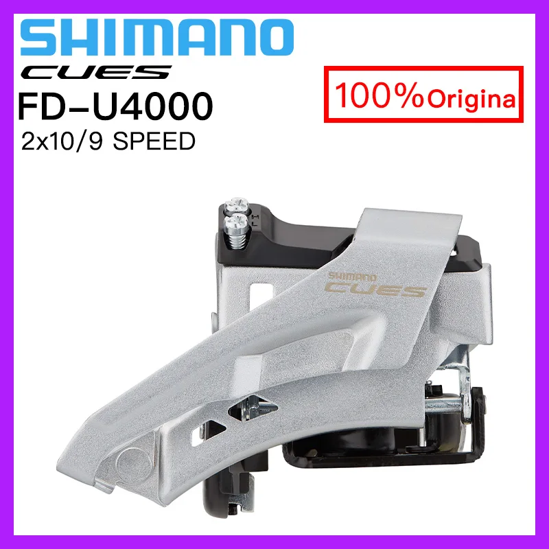 Shimano cues 2x10/9 velocidades u4000 desviador dianteiro 2x10 2x9 10s 10v cascalho mtb acessórios de bicicleta peças de bicicleta de montanha