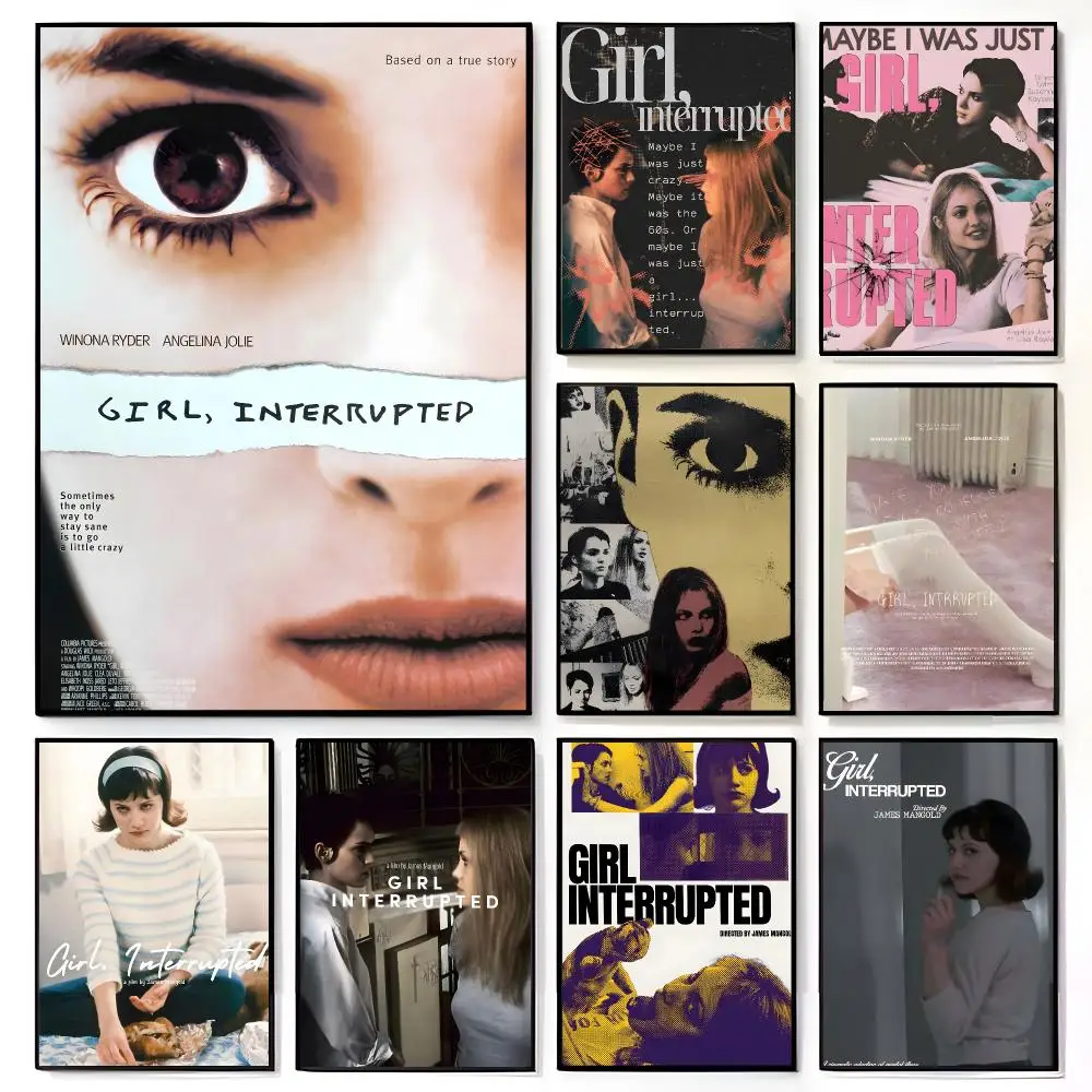 Dark Movie G-Girl Interrupted Poster Amerikanischer Film Wandbild Kinderzimmer Wanddekoration Druck