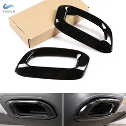 2pcs For Mercedes Benz GLE350 GLE450 GLC GLS W167 X253 X167 2020 Car Rear Exhaust Tail Pipe Muffler Pipe Cover Accessories