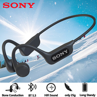 SONY Bone Conduction Earphones Bluetooth 5.3 Sports Wireless Headphones Ear Hook Sports Headset for Running Driving