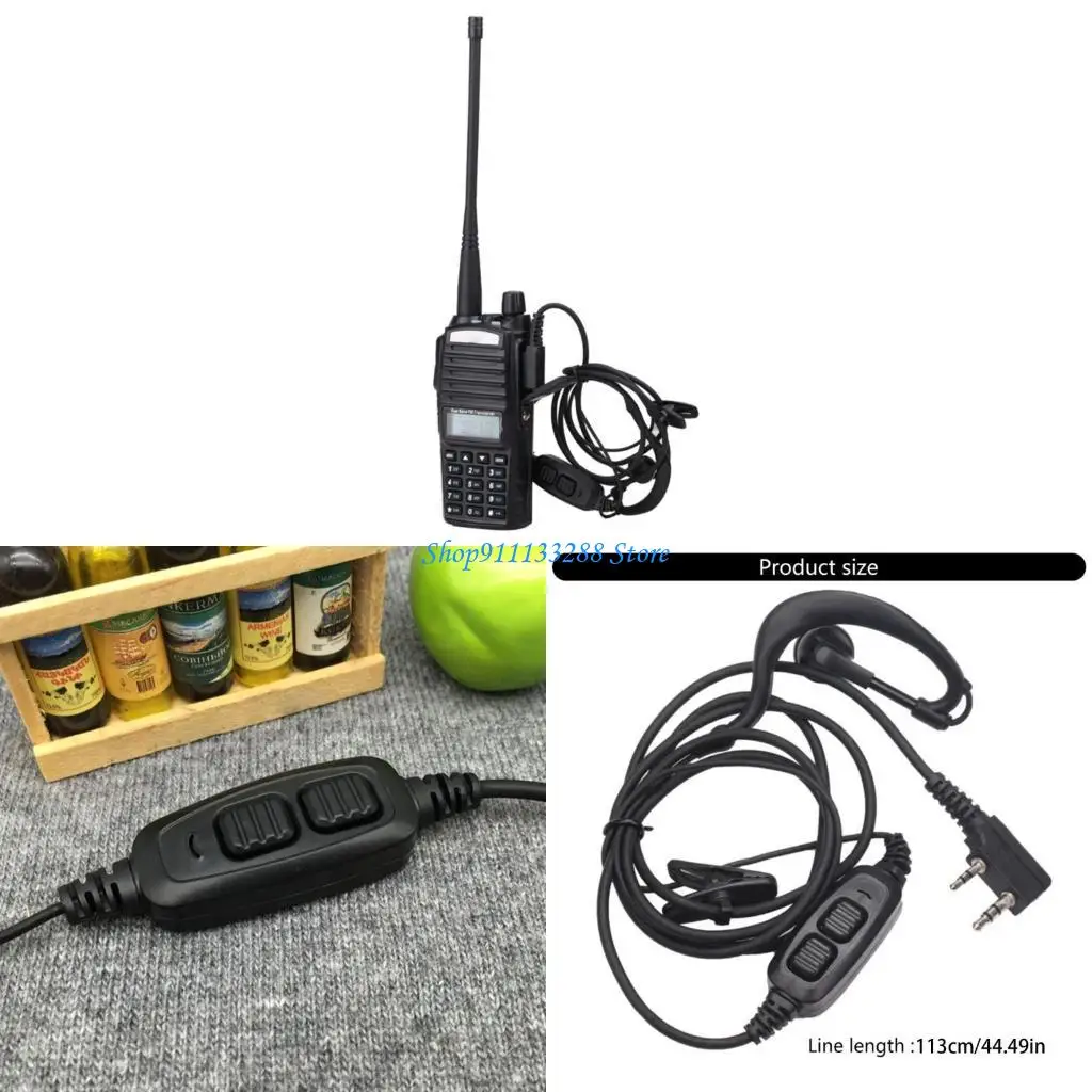 

G88D 2 PIN -штекер Walkies Talkies Hearsets Adapter Double Push To Talk Hearset для 82 серии 82 82 л.с.
