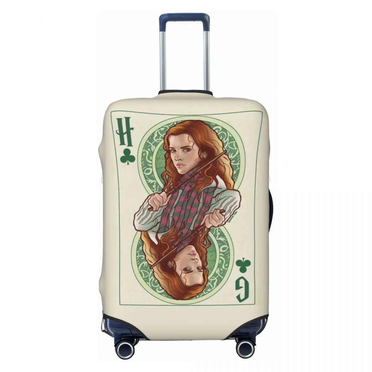

Custom H-Harrys Hermione Jean Granger Luggage Cover Elastic Travel Suitcase Protective Covers Fits 18-32 Inch