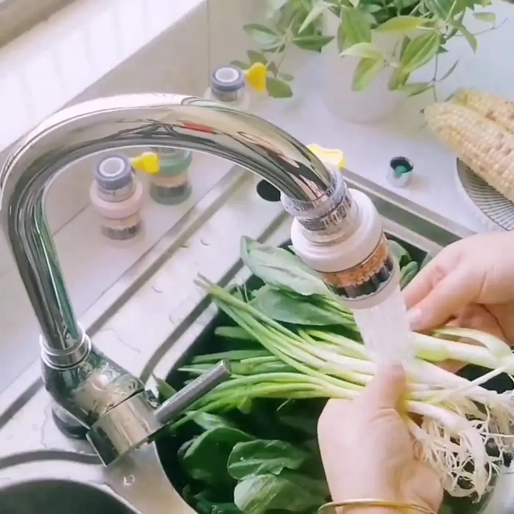 

Universal Adjustable Water Saving 6-layer Filtration Filter Nozzle Faucet Filter Kitchen Tap