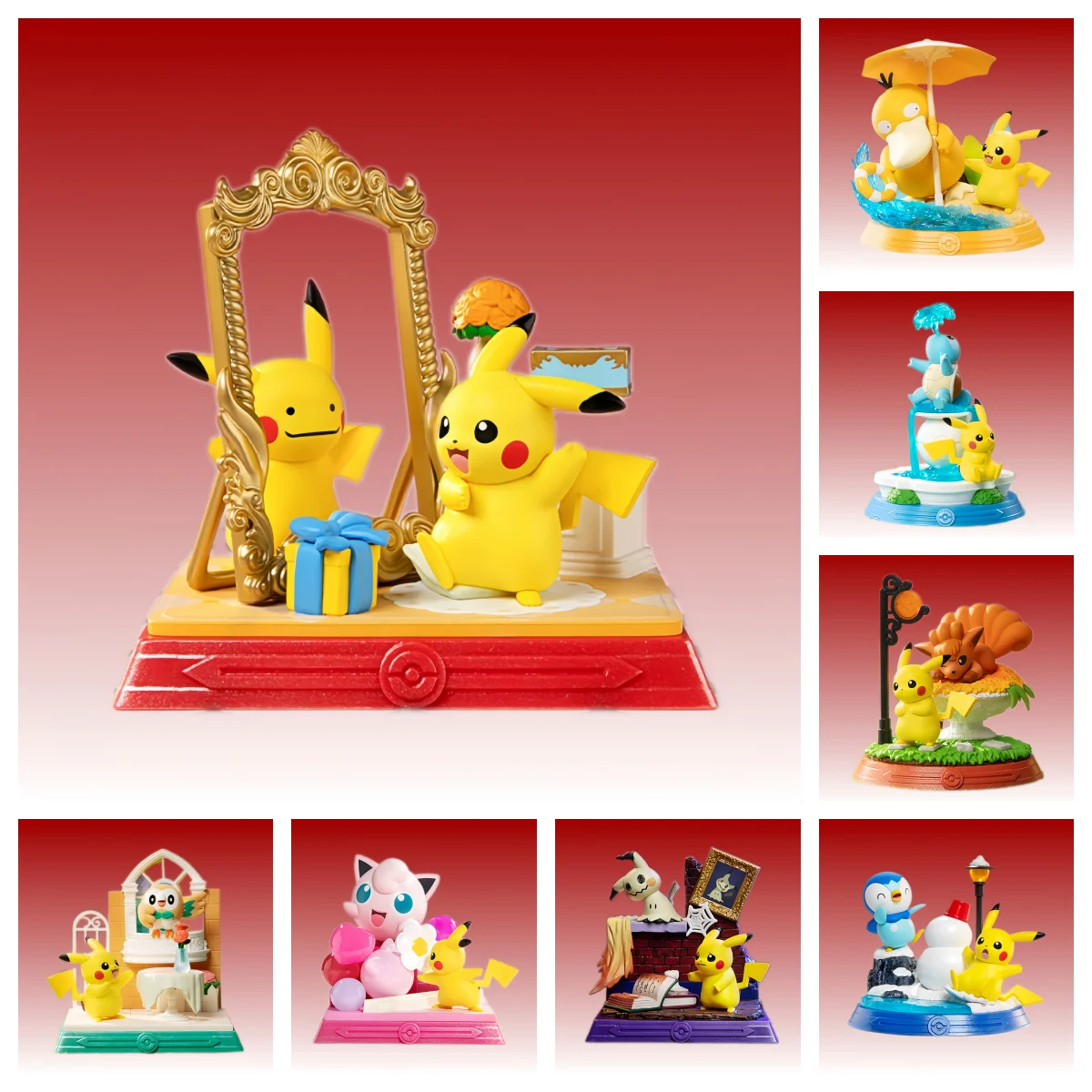 pokemon-pikachu-assembling-blind-box-figure-charizard-greninja-ceruledge-meowscarada-anime-model-collection-elf-toys-child-gift