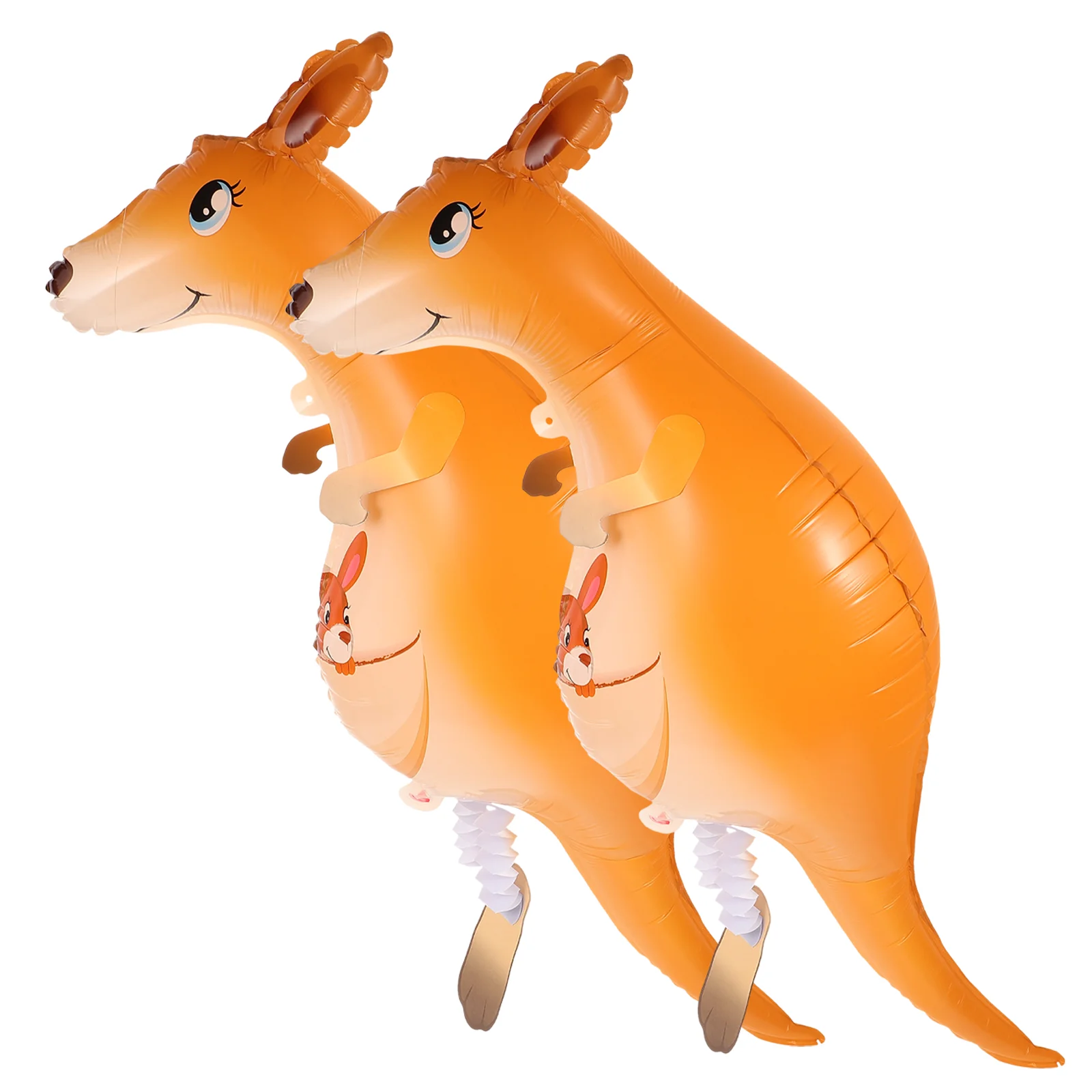 

2pcs Walking Animal Balloons Adorable Foil Balloons Decorations for Kids Birthday Party (Kangaroo) balloons for children