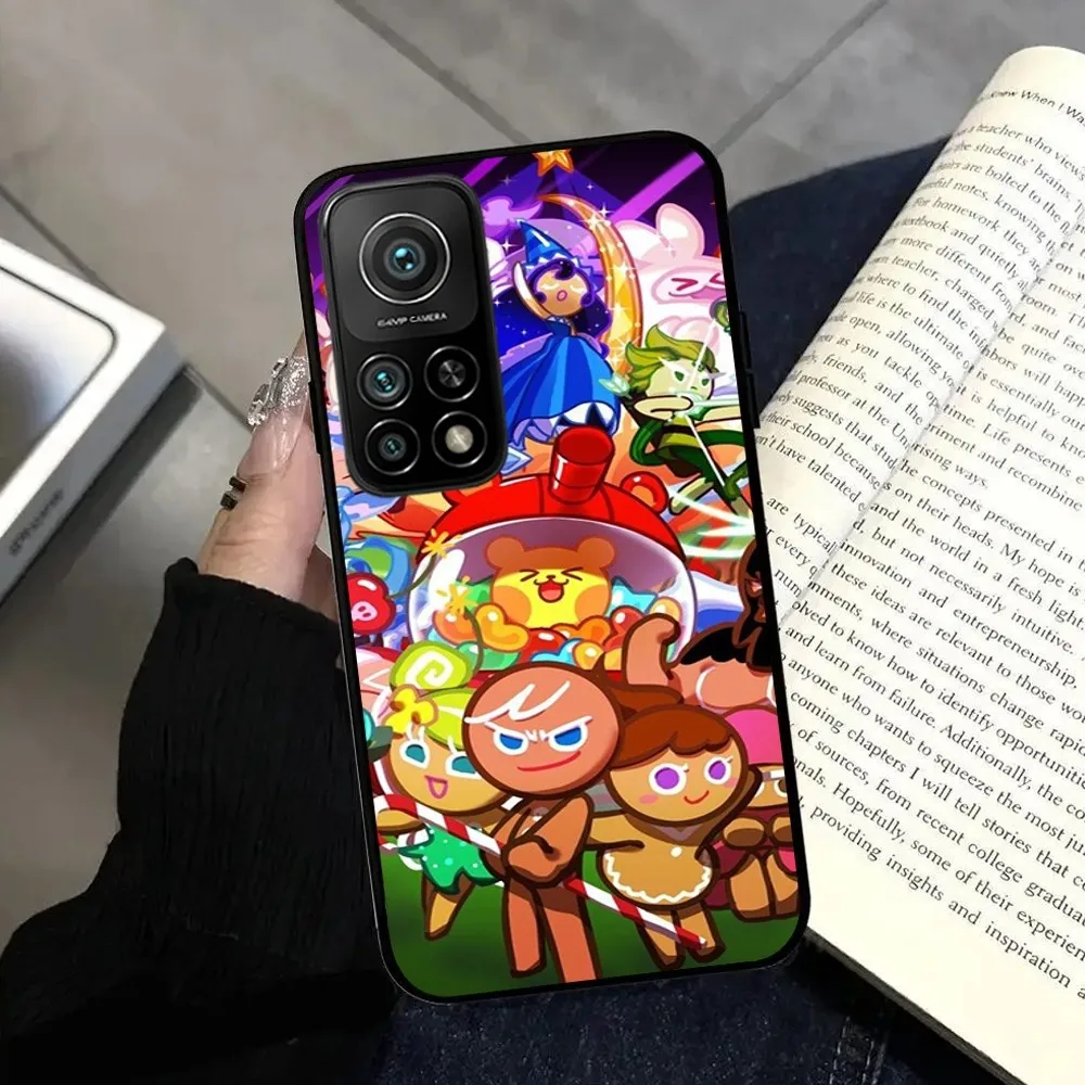 Cookies Run Kingdom Anime Cute  Phone Case  For Samsung A 50 52 72 73 80 91 32 51 52 71 Black Silicone Soft Case