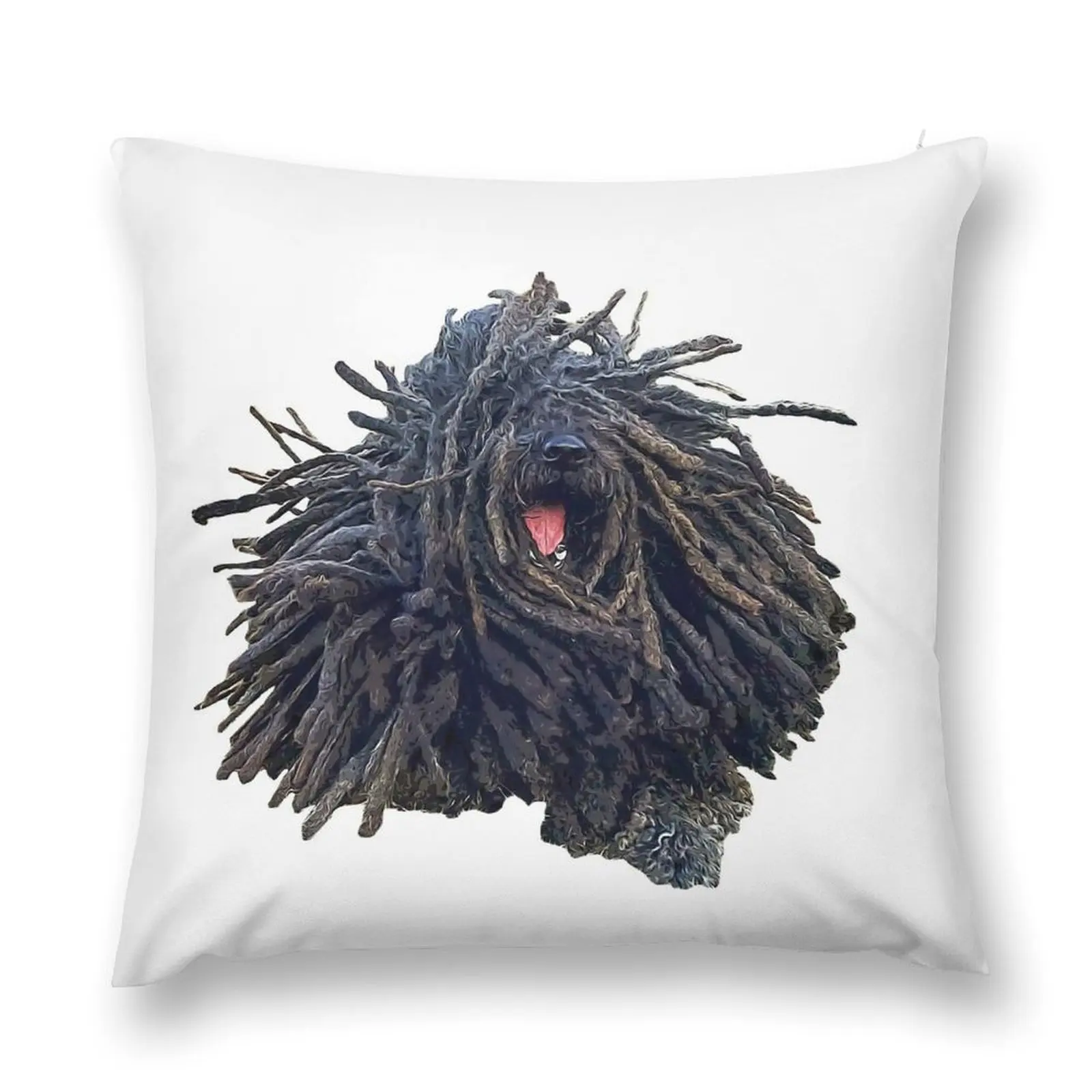 Hungarian Puli Puppy Dog Dreadlocks Throw Pillow Decorative Cushion Pillow Cases Sofa Cushion pillow