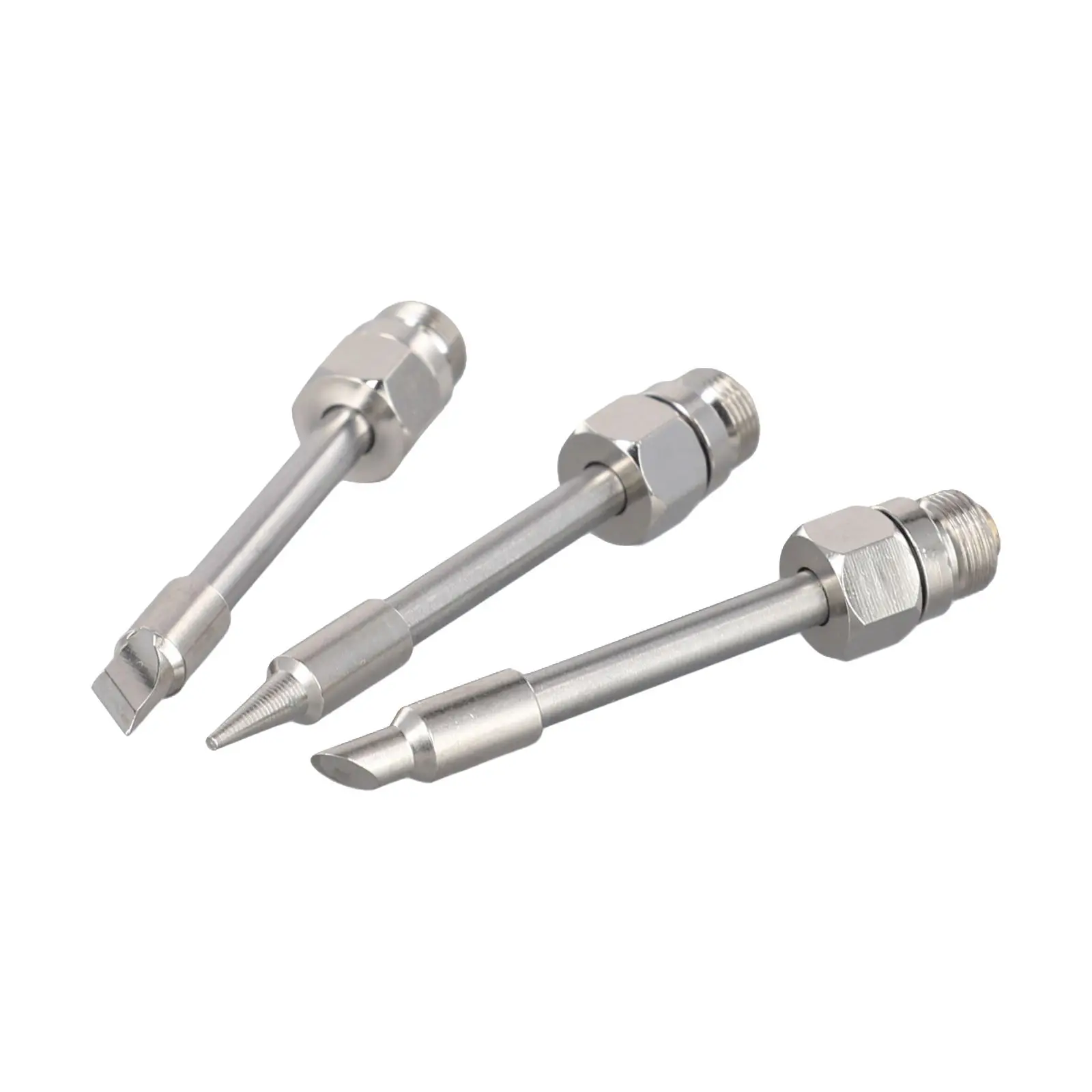 3PCS Soldering Iron Tips 510 Interface Soldering Tips High Quality Materials M7 Thread Size Nickel Plated Copper